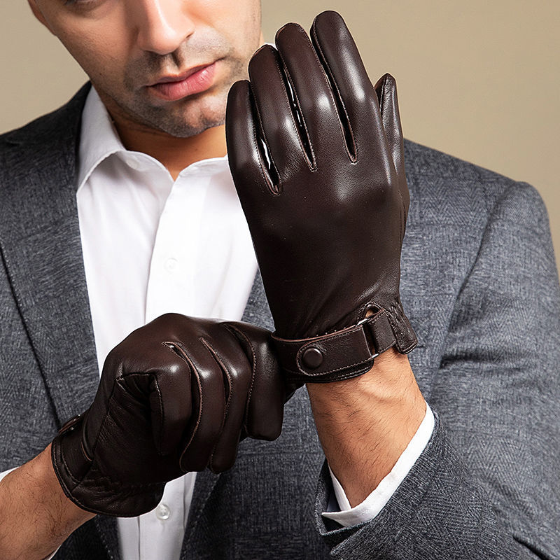 Leather Driving Glove - Gants en cuir de mouton pour