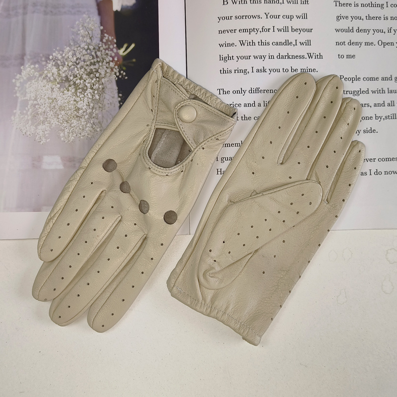 Leather Driving Glove - Gants de conducteur fins en peau