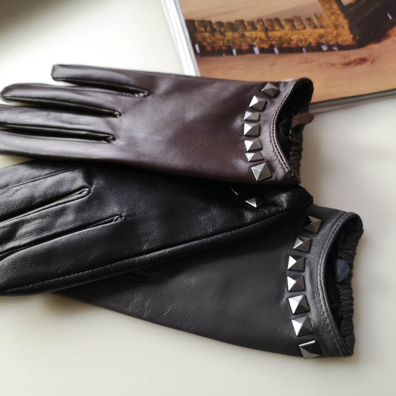 Gants en cuir véritable doublé - Leather Driving Glove avis et prix