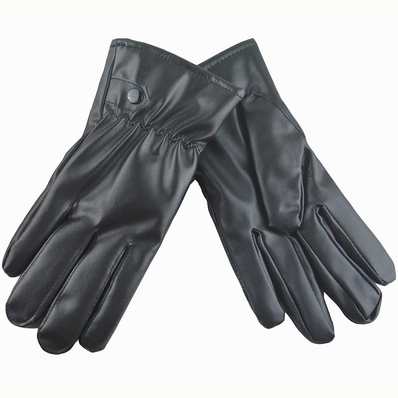 Gants en cuir PU noir pour hom - Leather Driving Glove avis et prix