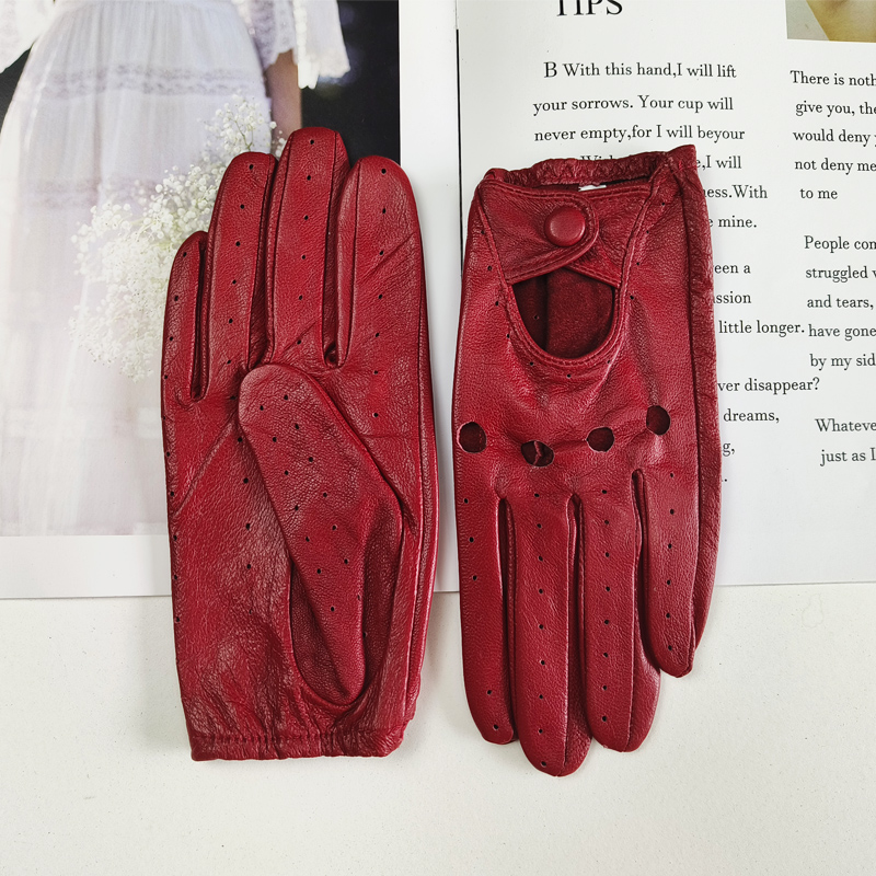 Gants de conducteur fins en pe - Leather Driving Glove avis et prix